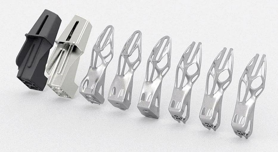 Topological Optimisation Of The Motor And Its Mount As A Stressed Member